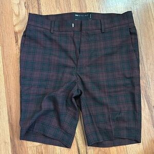 Men’s ASOS plaid shorts
